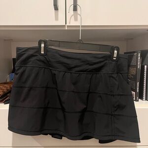 Lululemon Athletica Black Tennis Skirt